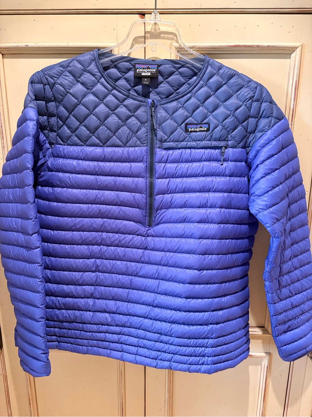 Patagonia AlpLight Insulated Down Pullover Jacket Blue Women’s XL